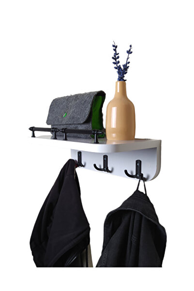 STEELWOODEN Duvar Askılığı, Anahtar Askısı, Dekoratif Kapı Süsü Anahtarlık, D...