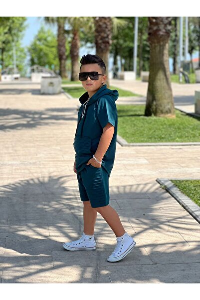 ixoskids club Pantaloni scurți cu nervuri de vară pentru băieți costum minah- 07120013