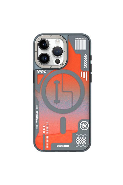 Youngkit iPhone 15 Pro Max Uyumlu Kılıf Sıvı Akışkanlı Magsafe Özellikli Youn...