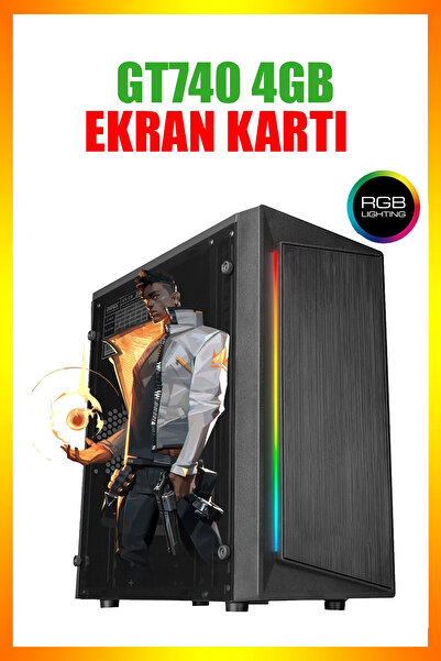 Dmc N167x (GTA 5) I5 2400 (4 ÇEKİRDEKLİ) 16gb Ram,256gb Ssd,4gb Gt740,masaüstü Oyuncu Bilgisayarı