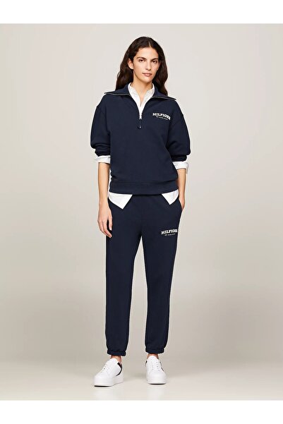 Tommy Hilfiger Reg Monotype Flock Sweatpants Eşofman Altı