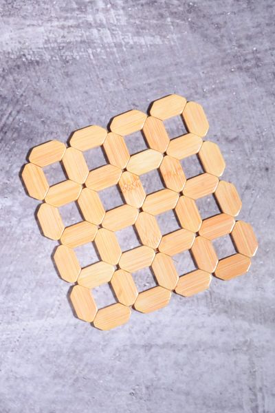 Porselen Diyarı Htsp Land of Bamboo 18 cm Square Trivet Teapot Coaster Pot Coaster Shmd Al 1122015