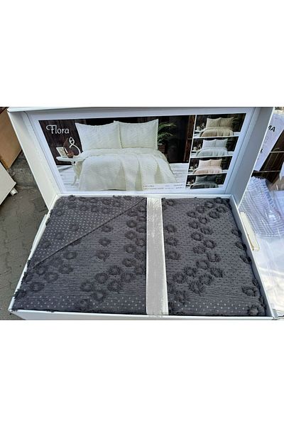 TUTUYA TEXTIL 3 Piece Bearded Bedspread - Dowry Daily Use