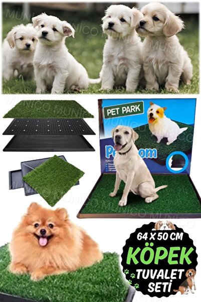 Munico Büyük Boy Plastik Köpek Tuvalet Çim Mat Evcil Hayvanınız İçin Rahatlık...