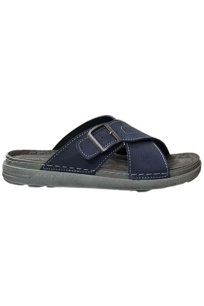 GEZER Ανδρικές ημερήσιες παντόφλες 15802.00 Navy Blue