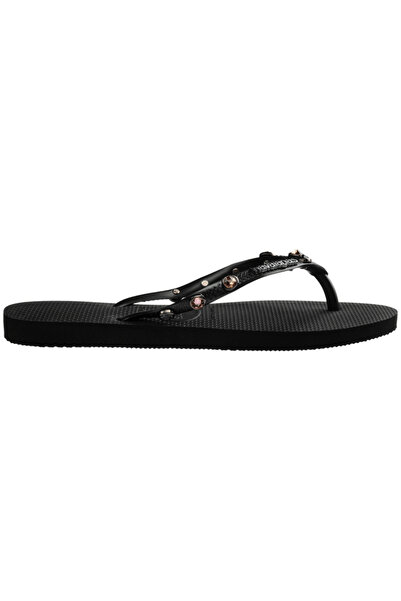 Havaianas Black Slim Luxury Women's Slippers -4149285-0090