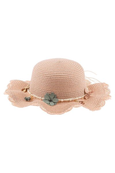 MİNİKO KİDS Girl's Straw Hat for 6-10 Years - KITTI 24710-05