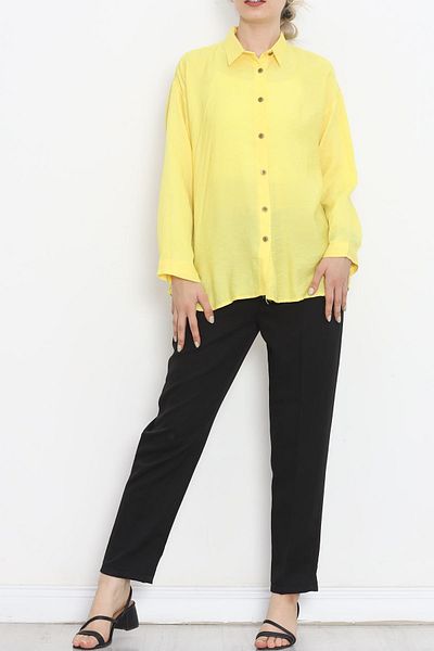 Moka Shopin Yellow Oversize Shirt - 18670.701