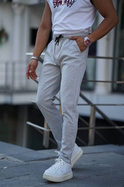 Est Estola Ανδρικό παντελόνι Jogger Relaxedfit - Πλαϊνές τσέπες, ελαστική μέση και κορδόνια