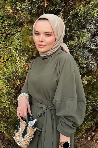 VALORSCARF Γυναικείο σάλι Sand Beige Cotton Kraş