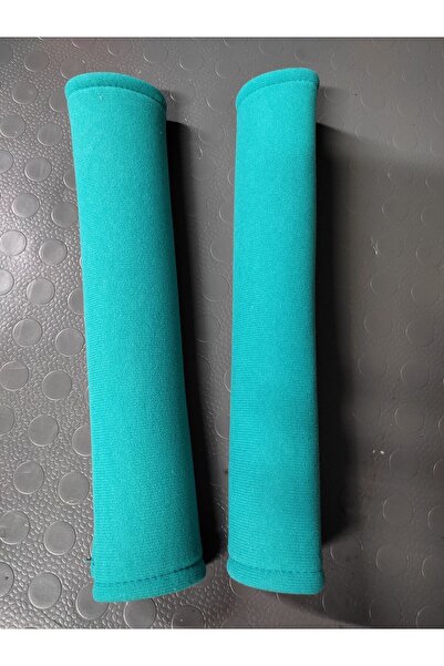 SS Oto حزام الأمان باللون الفيروزي وسادة حزام المقعد قطعتين (قماش ناعم) (قماش...