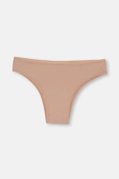Dagi Brazilian-Slip aus Single-Jersey in Hautfarbe