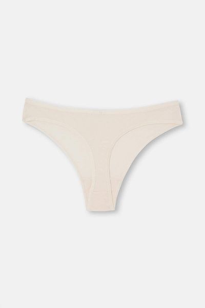 Dagi String-Höschen aus Single-Jersey in Ecru