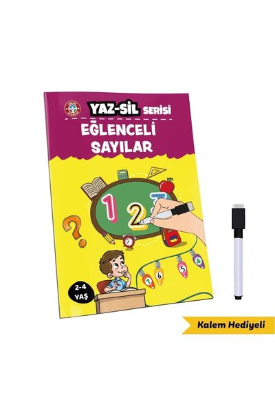 Çocuk Akademi Yaz Sil Serisi Eğlenceli Sayılar