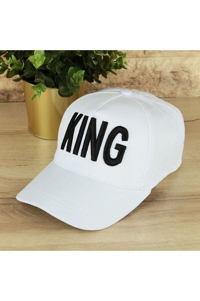 SYT King Written Men's Hat Embossed Logo Custom Made