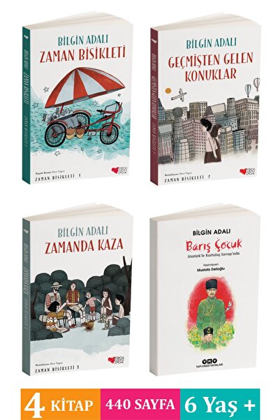 Buğday Kitap Bilgin Adalı; Zaman Bisikleti-Geçmişten Gelen Konuklar-Zamanda K...