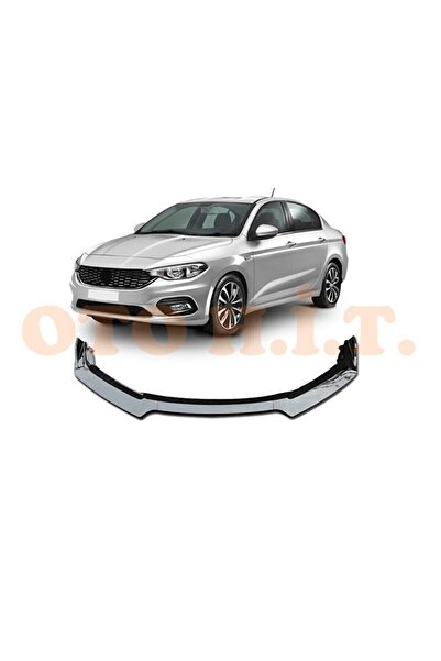 OTO H.İ.T. Fiat Egea Uyumlu Esnek Ayarlanabilir 3 Parça Kanatlı Piano Black Ö...