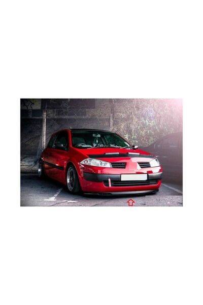 OTO H.İ.T. Renault Megane 2 Uyumlu Laguna Lip Ön Tampon Eki 2 Parça
