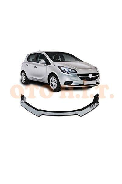 OTO H.İ.T. Opel Corsa E Uyumlu Esnek Ayarlanabilir 3 Parça Kanatlı Piano Blac...