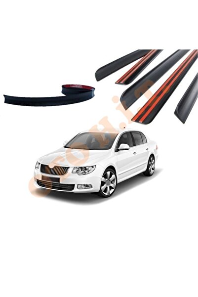 OTO H.İ.T. SKODA SUPERB 09-13 UYUMLU BAGAJ ÜSTÜ SPOİLER MAT SİYAH