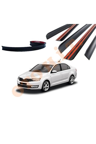 OTO H.İ.T. SKODA RAPİD 13-18 UYUMLU BAGAJ ÜSTÜ SPOİLER MAT SİYAH