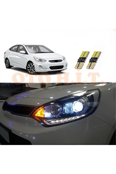 OTO H.İ.T. Hyundai Accent Blue Uyumlu Park Ampulü Beyaz Led Aydınlatma Ampulü...