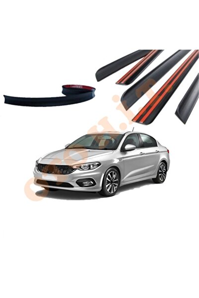 OTO H.İ.T. FİAT EGEA UYUMLU BAGAJ ÜSTÜ SPOİLER MAT SİYAH