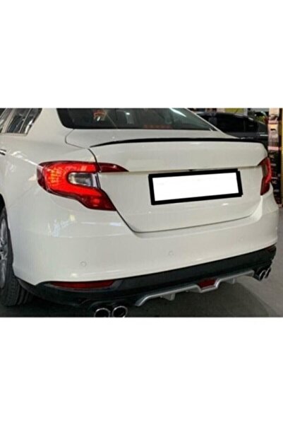 OTO H.İ.T. Fiat Egea Uyumlu Bagaj Üstü Spoiler Piano Black Tam Uyumlu