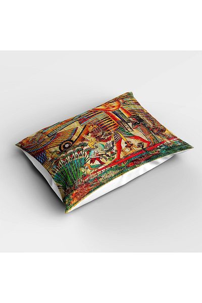Else Dekor Ethnic Authentic Egyptian Patterned - Digital Printed Single Children's Bed Set