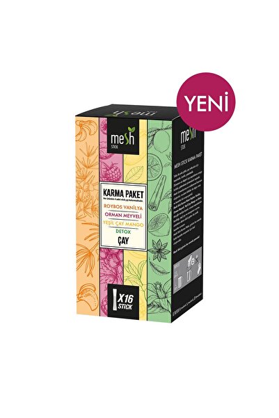 Mesh Stick 16'lı Karma Bitki Çayı Paketi