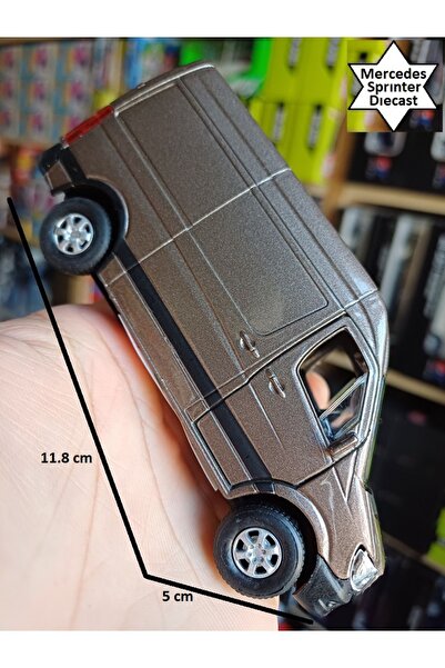 OYUNCAKSAHİLİ Mercedes Benz Sprinter Panelvan Iş Aracı Diecast Metal Kapıları...
