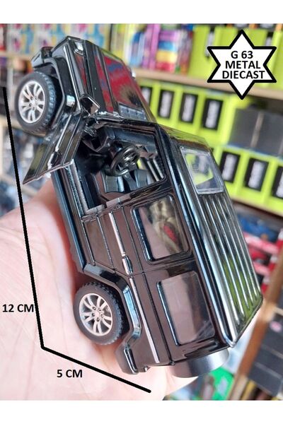 OYUNCAKSAHİLİ Mercedes Benz Brabus G500 V8 Model Jip Diecast Metal Araba Kapılar Açılır Çekbırak