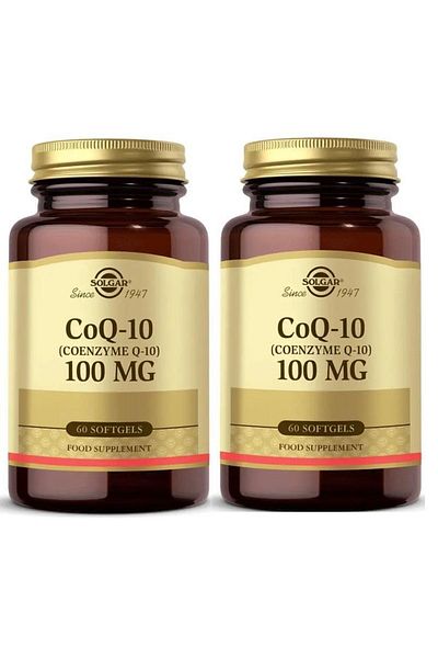 Solgar Coenzyme Q-10 100mg - 60 Softgels x 2 Pieces