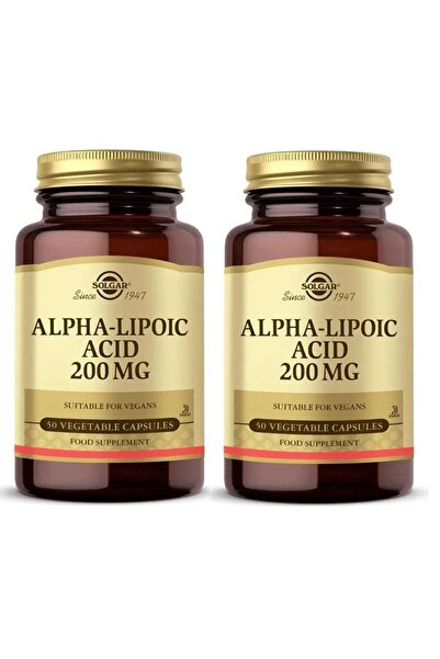 Solgar حمض ألفا ليبو 200 مجم 50 كبسولة 2 قطعة