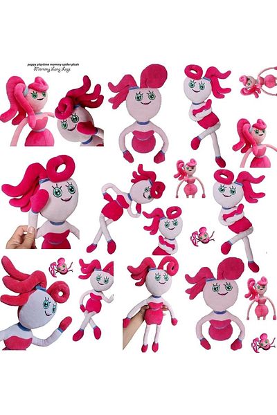 OYUNCAKSAHİLİ Mommy Long Legs Spider Mother Mami 52.5 Cm Plush Toy Doll Poppy