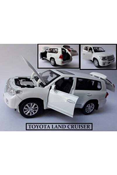 OYUNCAKSAHİLİ Toyota Land Cruıser V8 Metal Koleksiyon Araba Kapı Bagaj Kaput ...