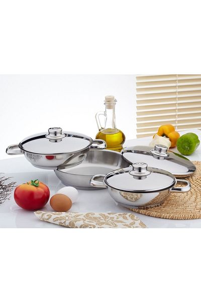 LapinTech Gülsan Set of 3 - Steel Omelette and Sahan, Steel Cover