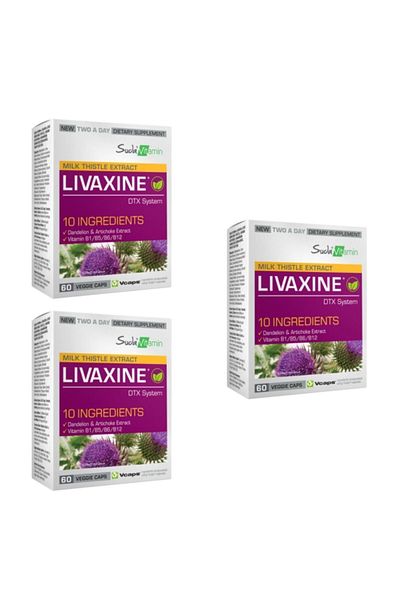 Suda Vitamin SUDA Vitamin Livaxine - 60 Capsules 3 Pieces