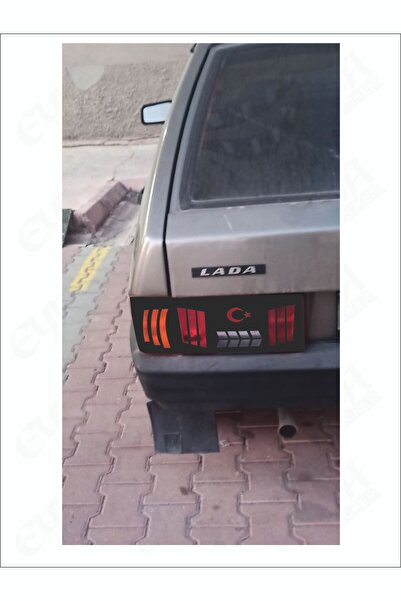 EYBA STİCKER Lada Samara Stop Farı Led Görünümlü Folyo Sticker Kaplama Orjinal Çizim-birebir Uyumlu