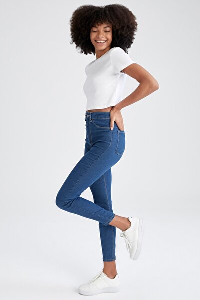 DeFacto Super Skinny Fit Yüksek Bel Jean Pantolon