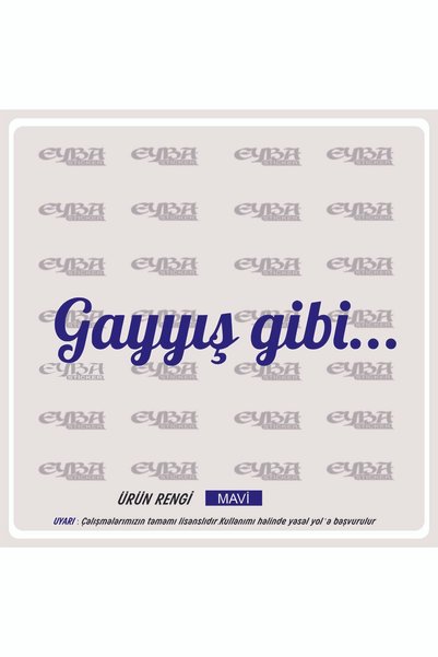 EYBA STİCKER Gayyış Like Auto Sticker Car Glass Sticker 20 X 4 Cm