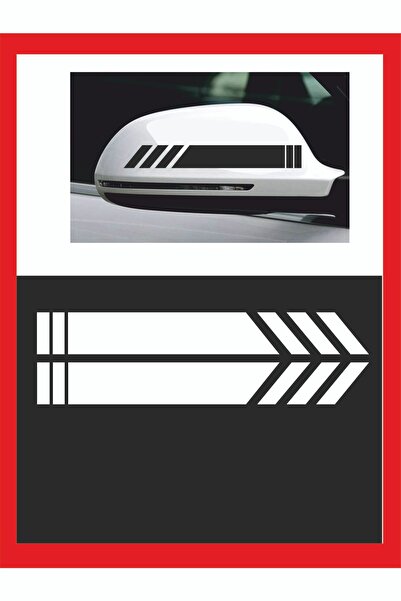 EYBA STİCKER Strip Sticker for Car Mirror - Auto Sticker - Car Sticker - 20cm...