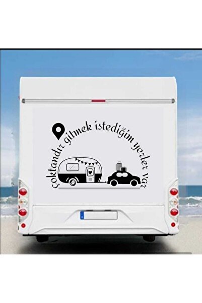 EYBA STİCKER ملصق القافلة - هناك العديد من الأماكن التي أريد أن أذهب فيها