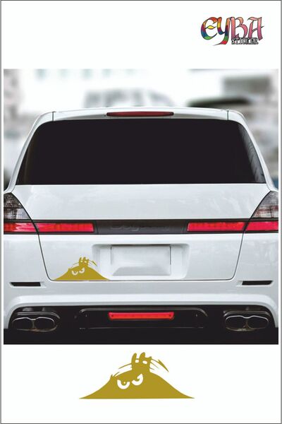 EYBA STİCKER ملصق رجل ينظر من خلال الأمتعة 20*7 سم