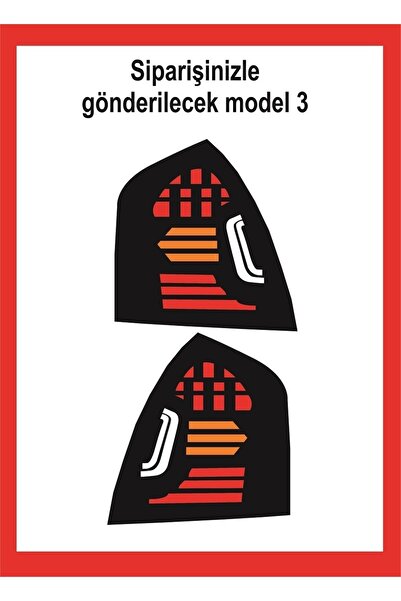 EYBA STİCKER Hyundai Era Stop Farı Led Görünümlü Folyo Kaplama -orjinal Çizim...