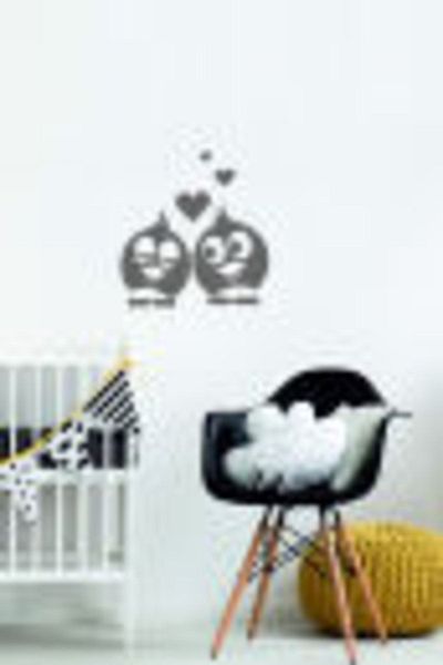 EYBA STİCKER Autocolant pentru priză Love Birds-oto Sticker-18x18cm
