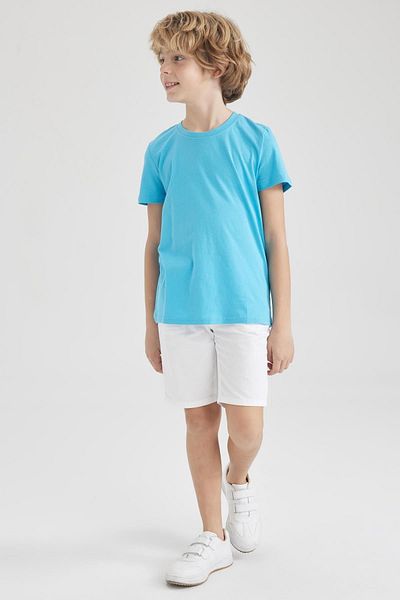 DeFacto Boy's Crew Neck Short Sleeve T-Shirt K1687a623sm