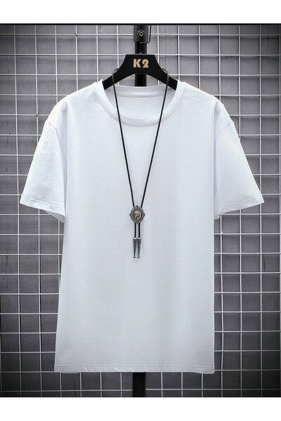 StartMore Tricou unisex oversize de culoare uni