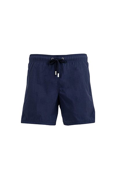 Miami Beach 540 Model Navy Blue Nylon Men's Shorts Swimsuit - Blue