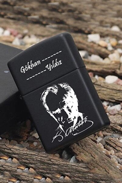 Genel Markalar Atatürk Imzalı Isme Özel Benzinli Çakmak